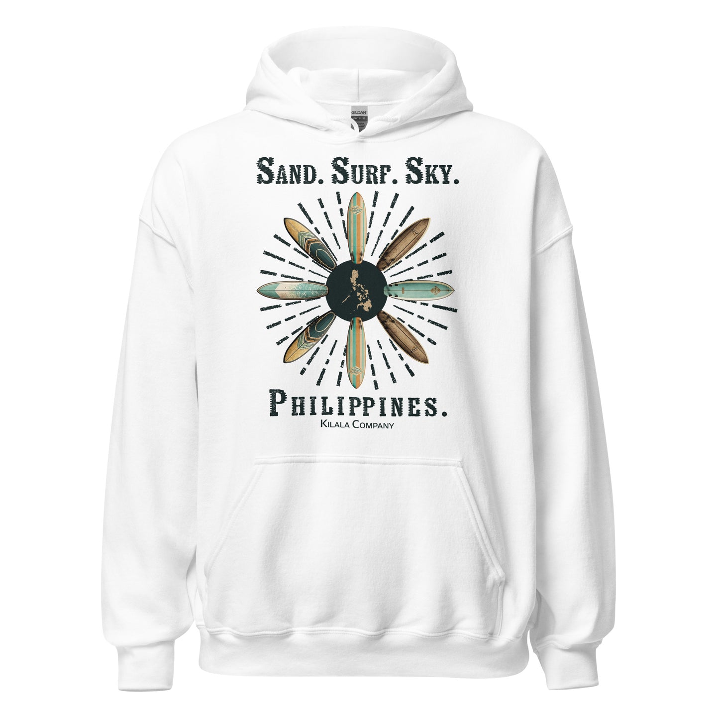 Sand, Brandung und Himmel Unisex Hoodie