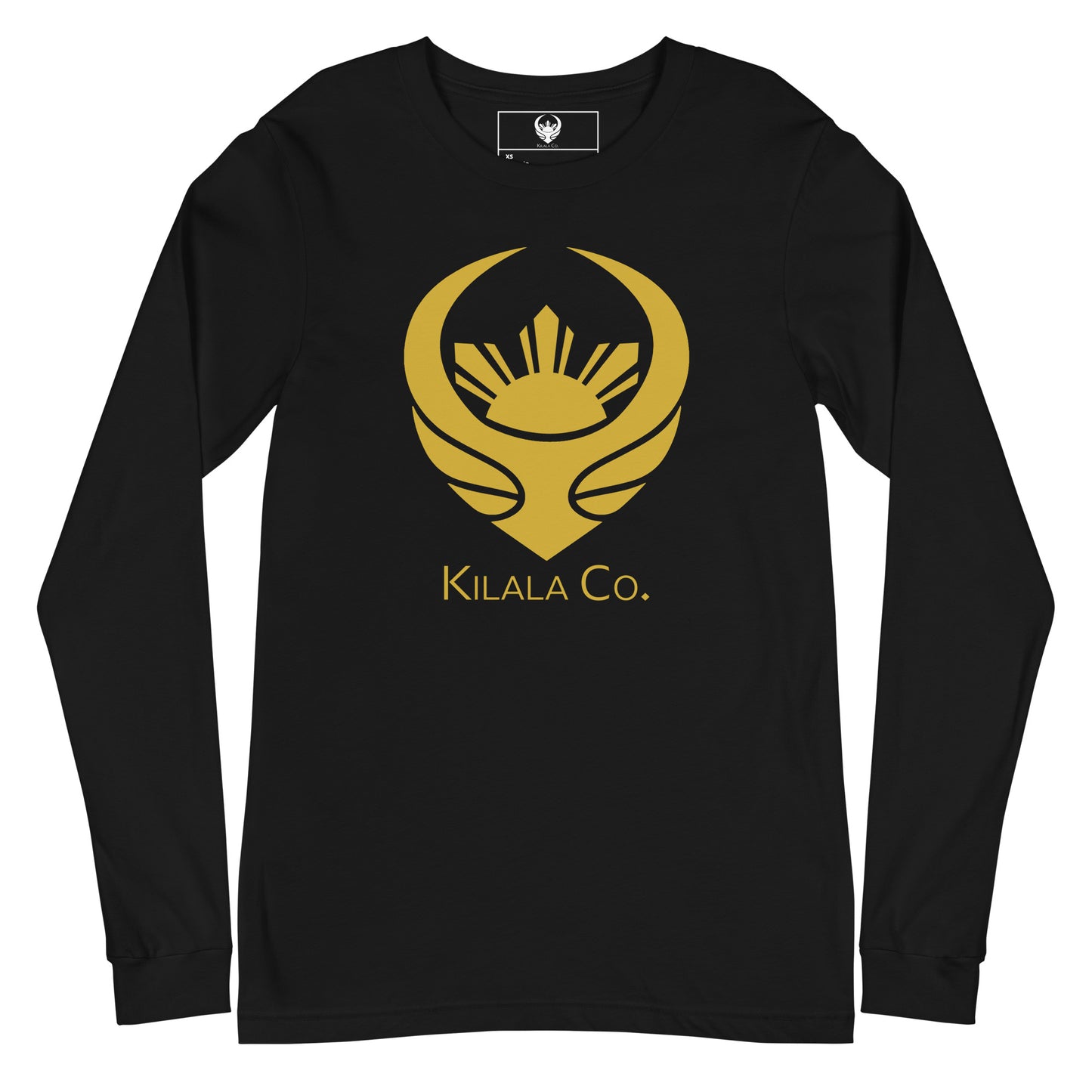 Kilala Brand Gold Eagle & Sun - Women's Long Sleeve Tee