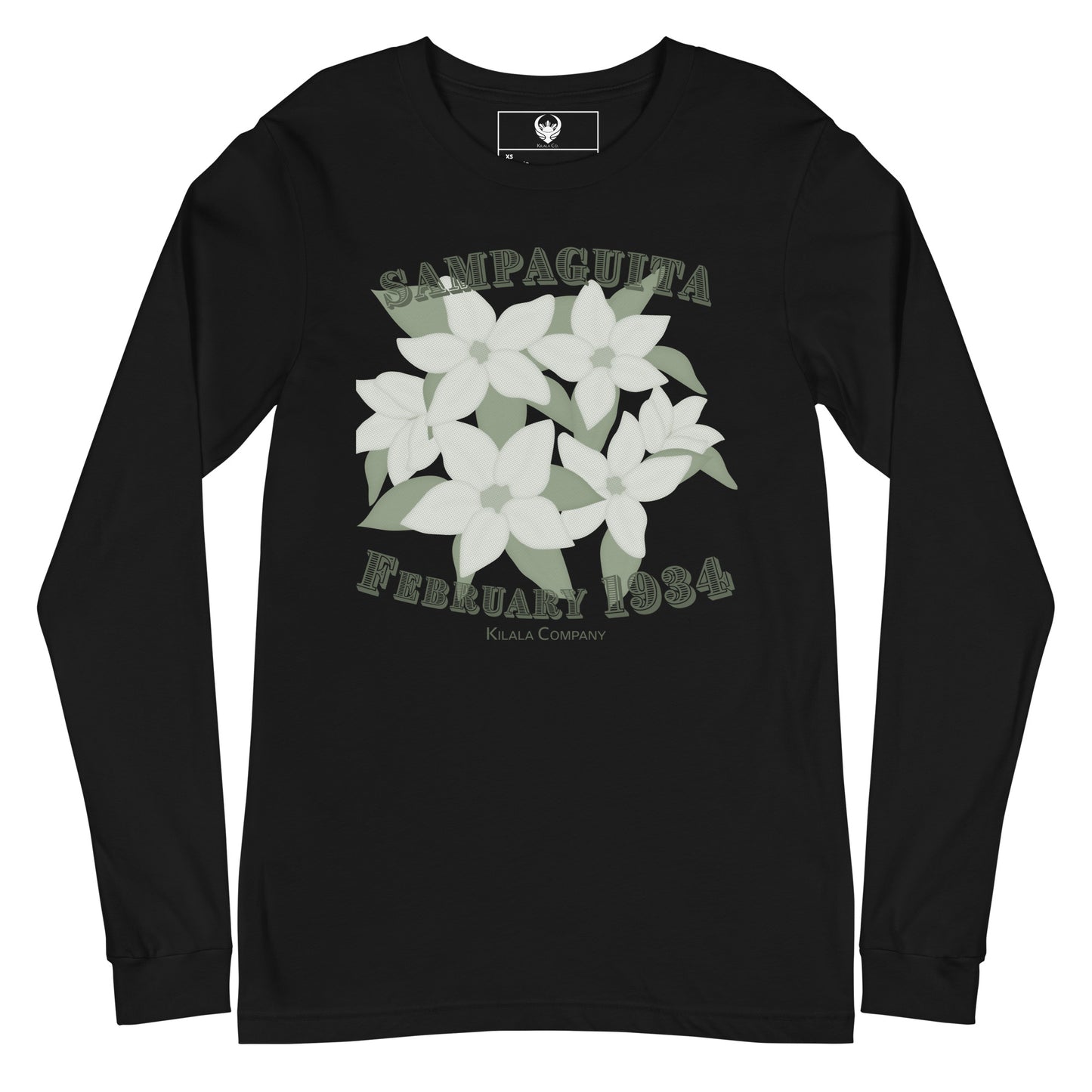 Sampaguita Nationalblume - Unisex Langarm T-Shirt