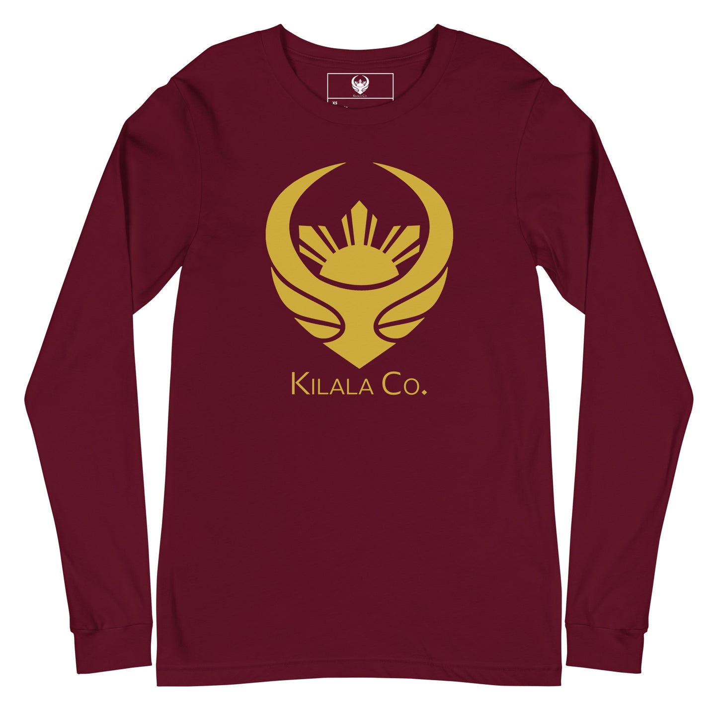 Kilala Brand Gold Eagle & Sun - Women's Long Sleeve Tee