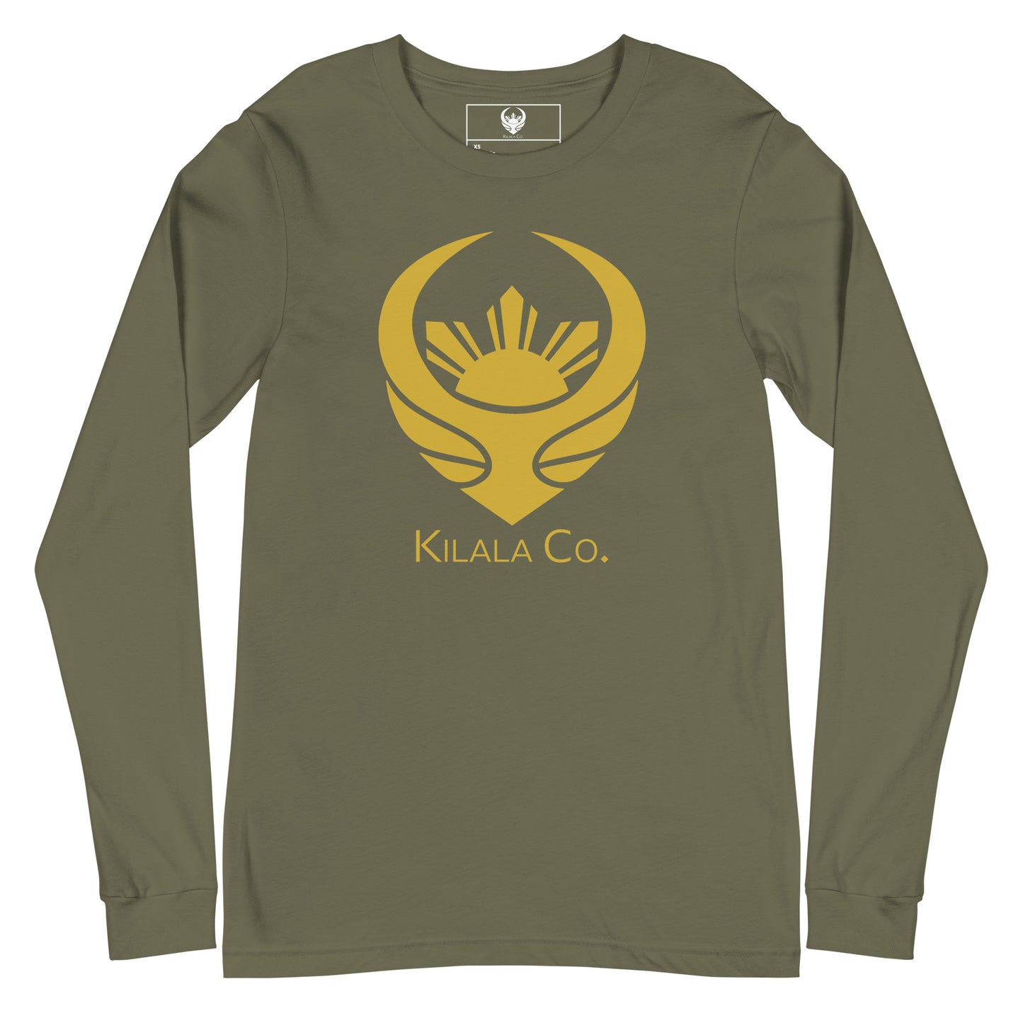 Kilala Brand Gold Eagle & Sun - Women's Long Sleeve Tee