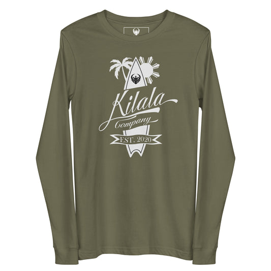 Kilala Company Surfboard - Langarm-T-Shirt für Damen