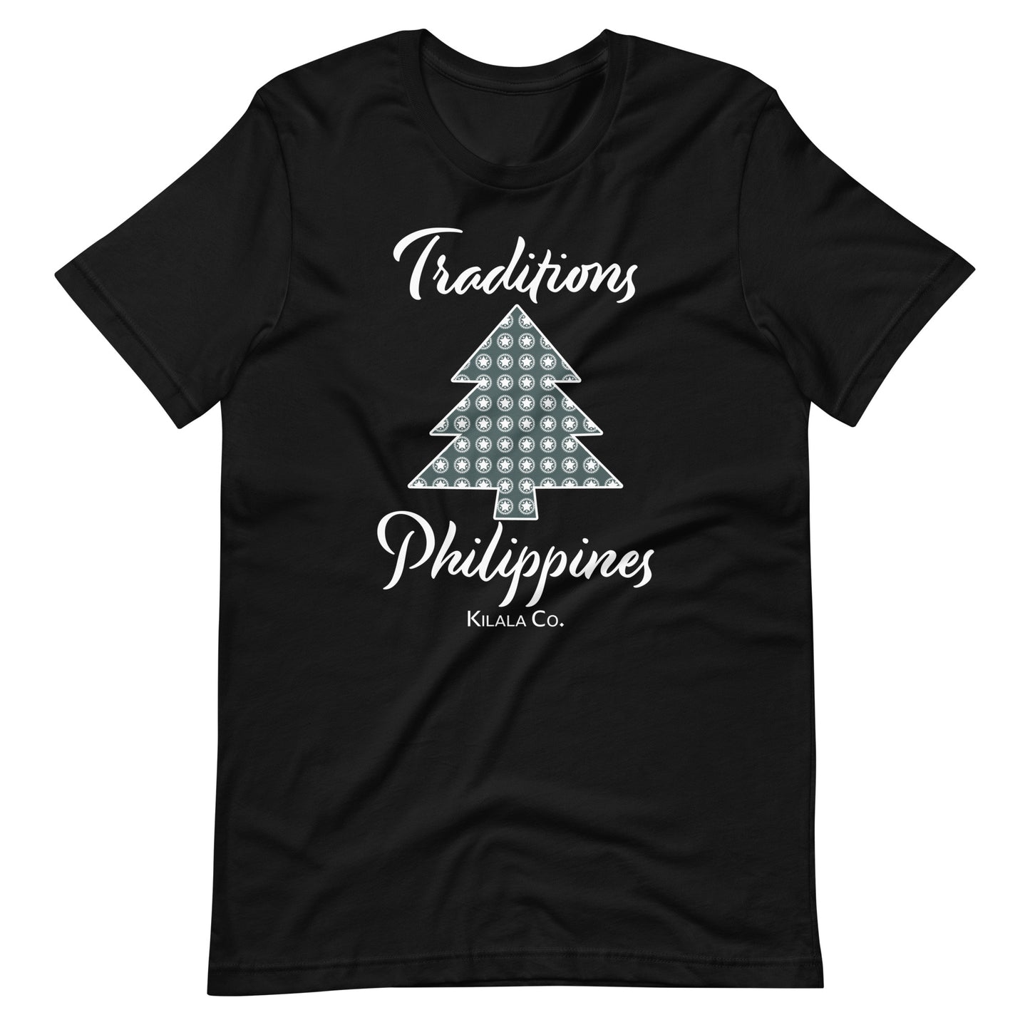 Weihnachtsbaum mit philippinischem Parul-Muster - Traditionen - Unisex T-Shirt