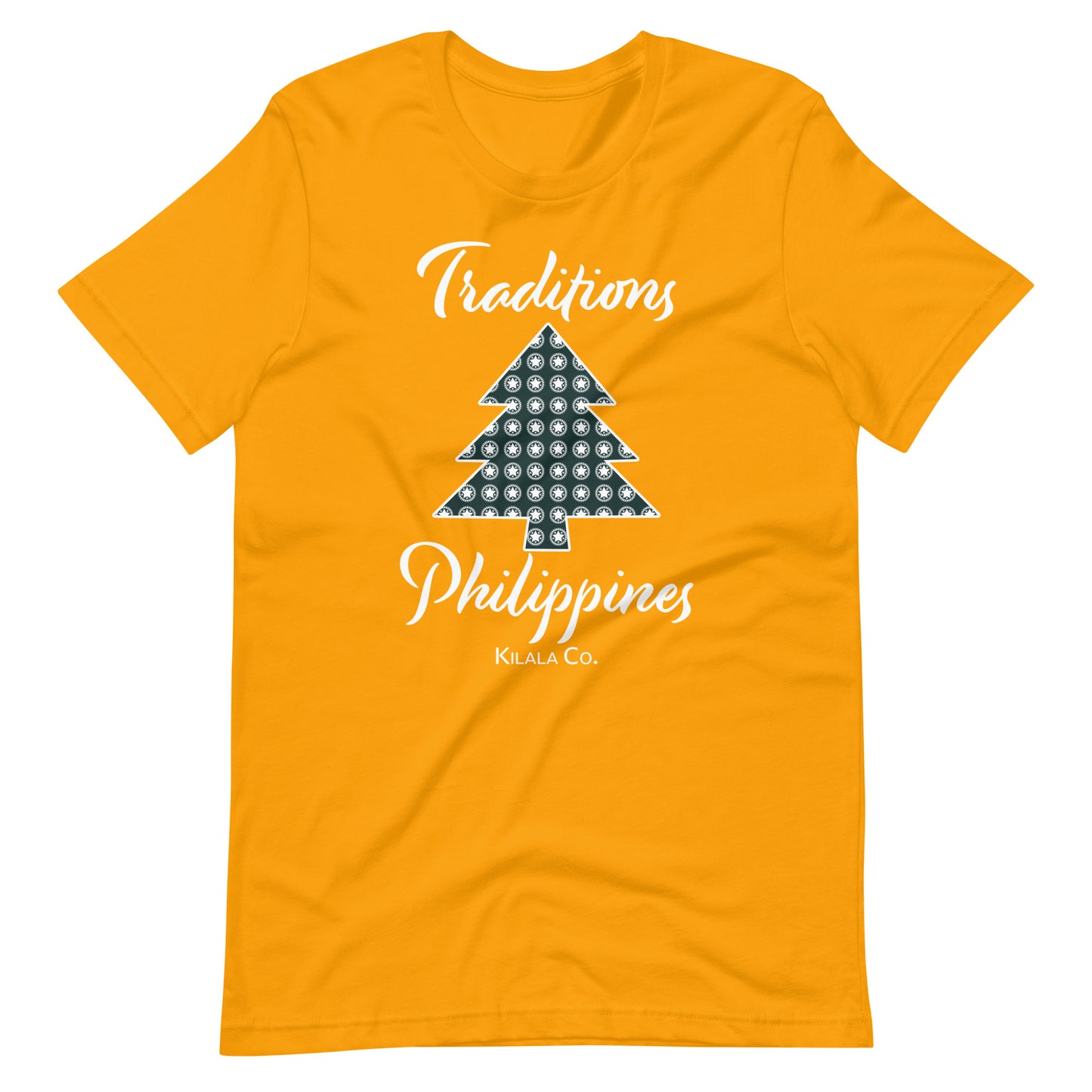 Christmas Tree with Filipino Parul Pattern - Traditions - Unisex T-shirt