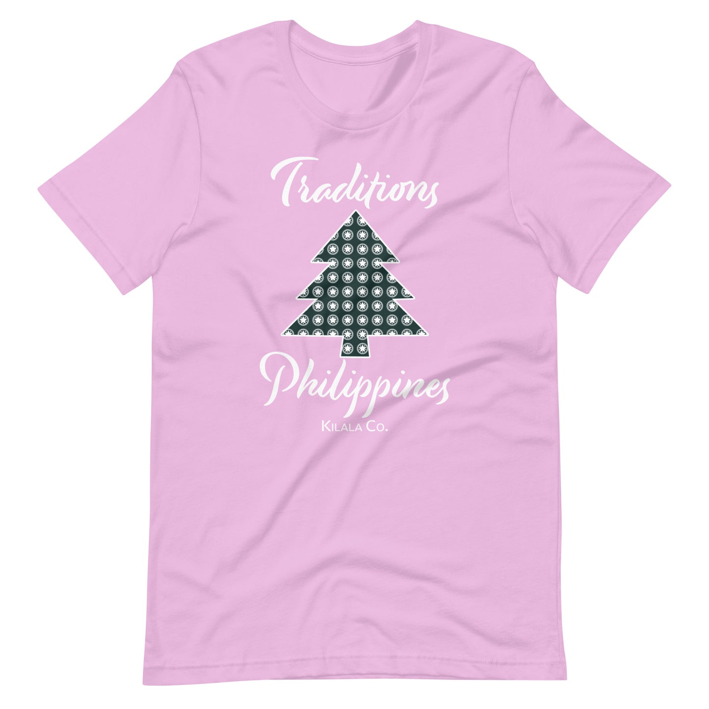 Christmas Tree with Filipino Parul Pattern - Traditions - Unisex T-shirt