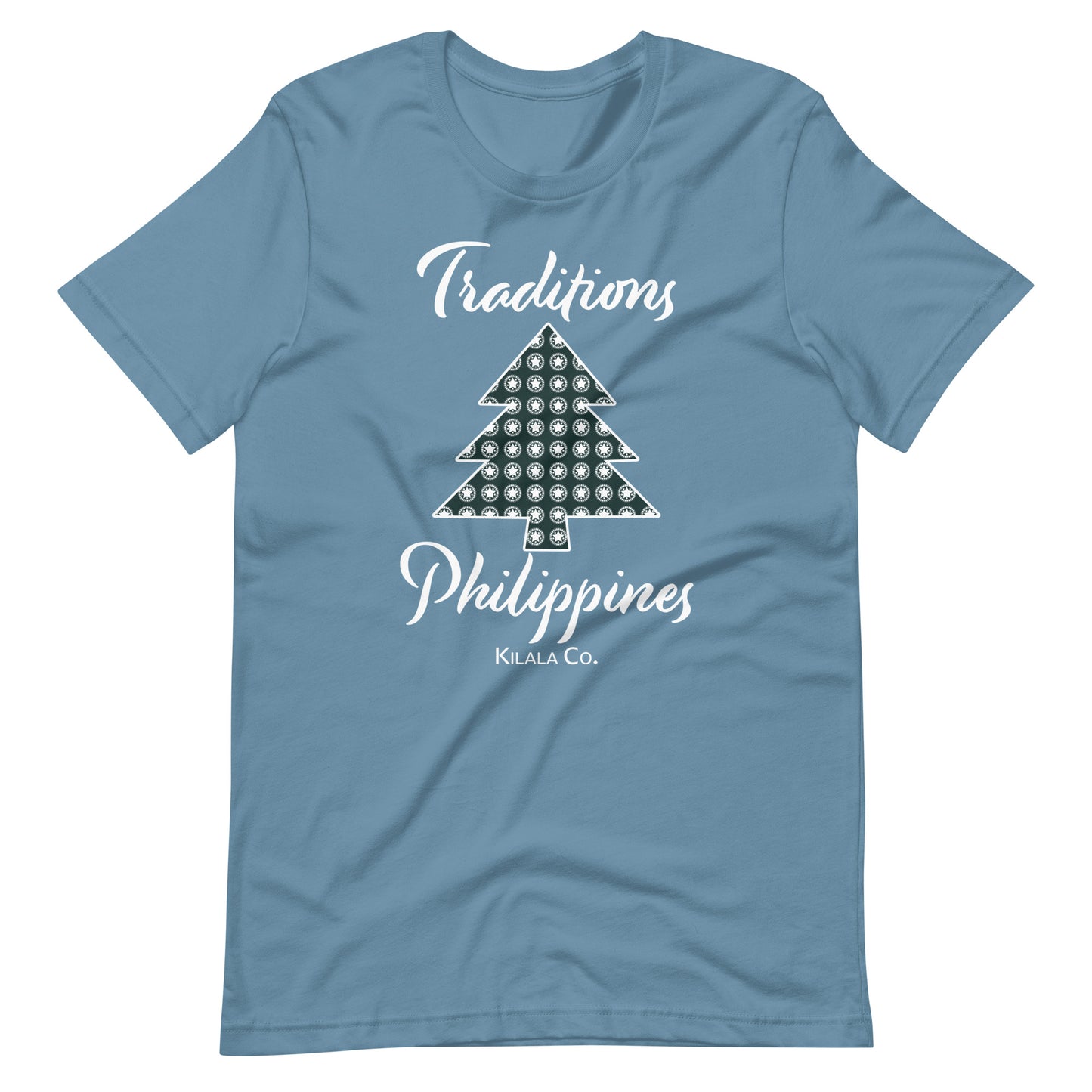 Christmas Tree with Filipino Parul Pattern - Traditions - Unisex T-shirt