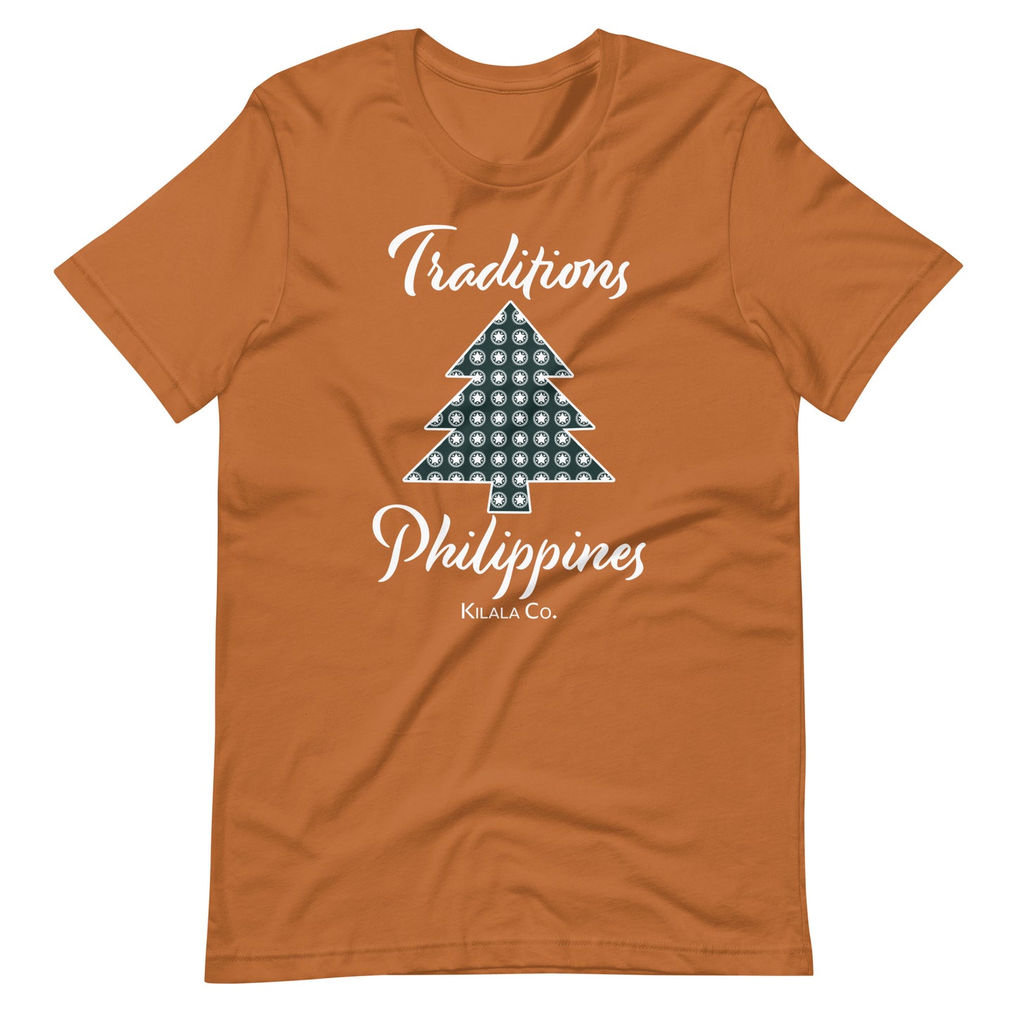 Weihnachtsbaum mit philippinischem Parul-Muster - Traditionen - Unisex T-Shirt