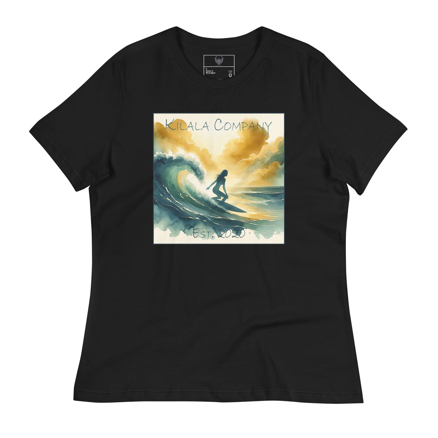 Golden Hour Watercolor Relaxed T-Shirt (Women's)