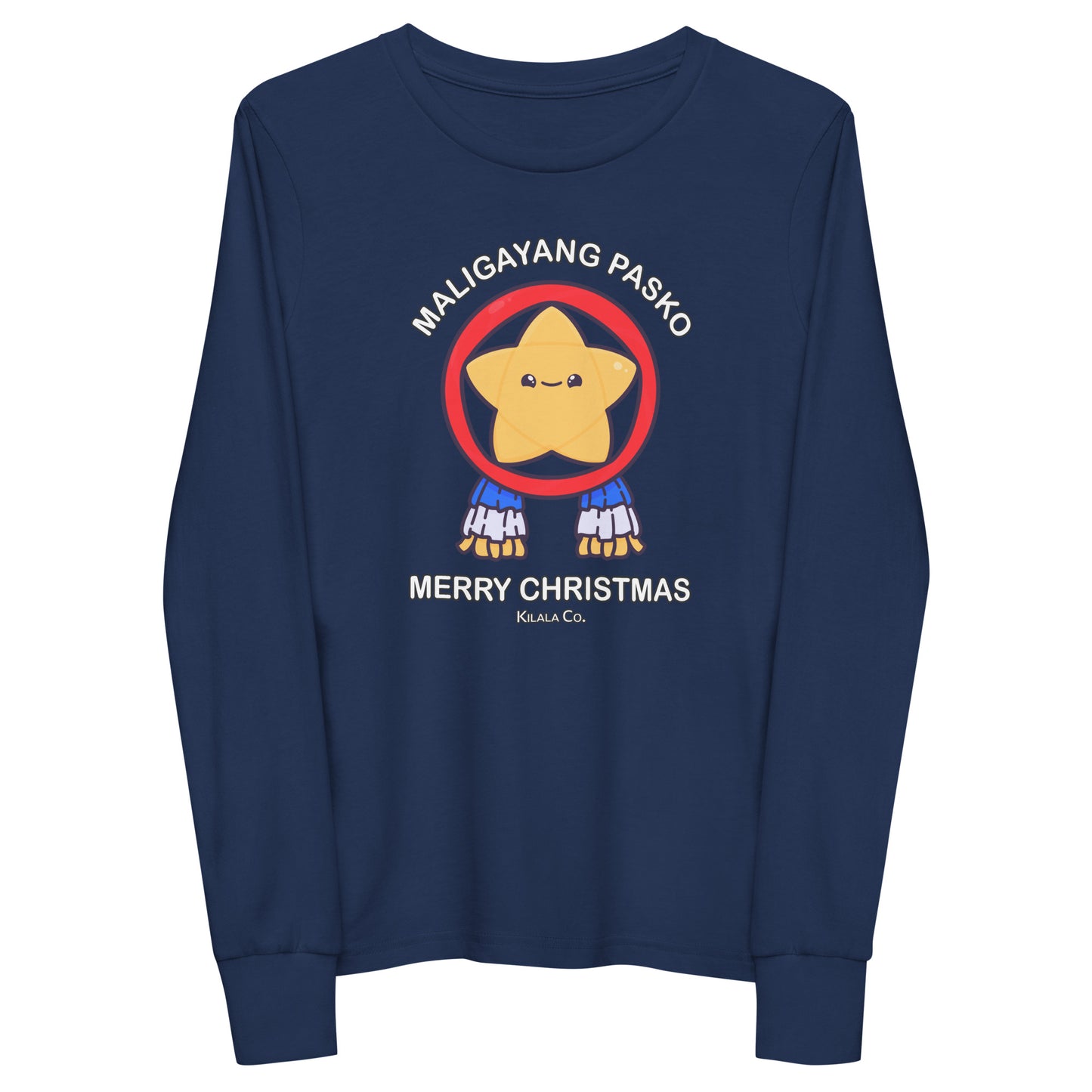 Maligayang Pasko Youth long sleeve tee