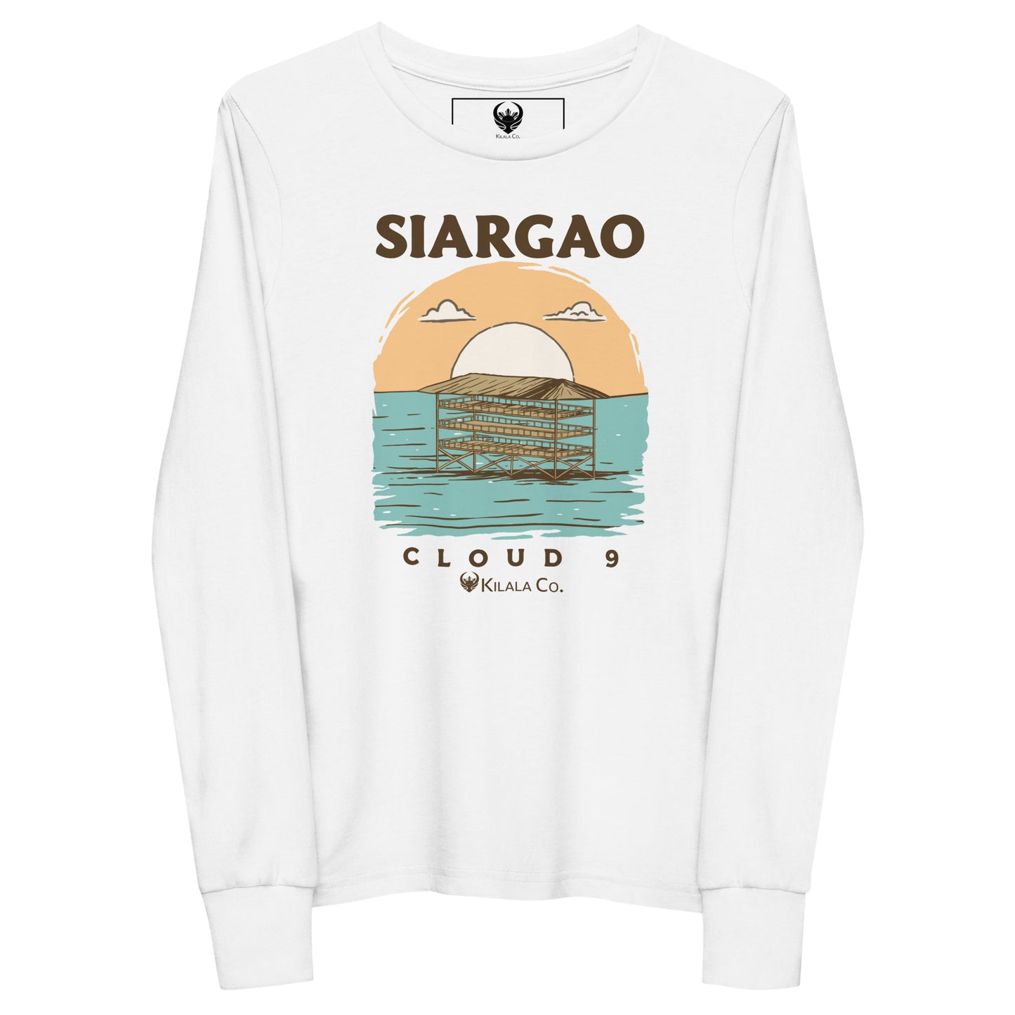 Siargao Cloud 9 Youth long sleeve tee