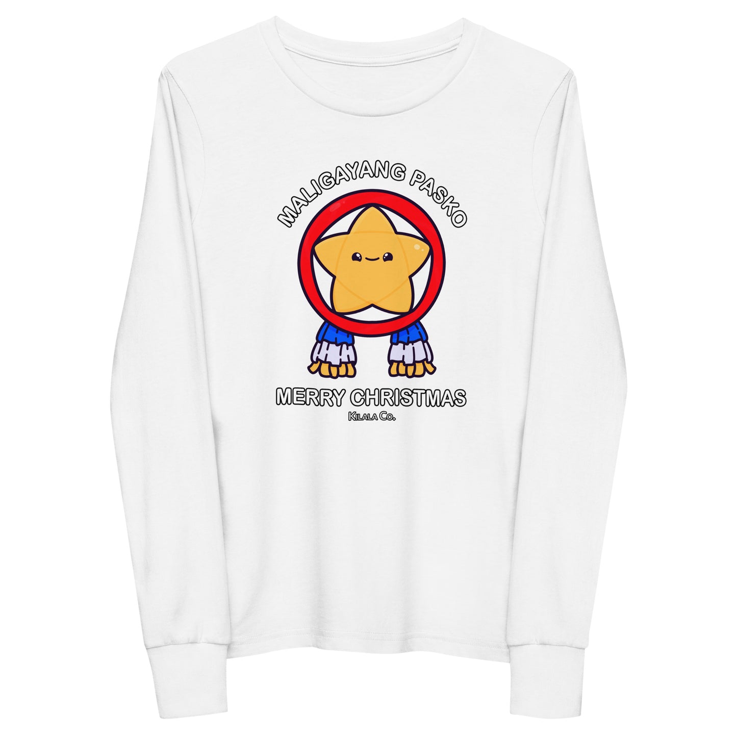 Maligayang Pasko Youth long sleeve tee