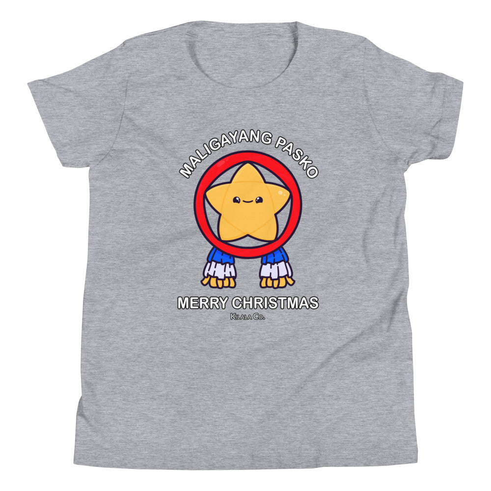 Maligayang Pasko Gold Cuties Stern - Jugend T-Shirt