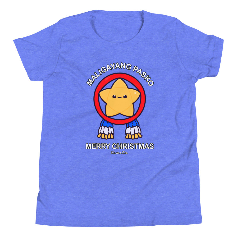 Maligayang Pasko Gold Cuties Stern - Jugend T-Shirt