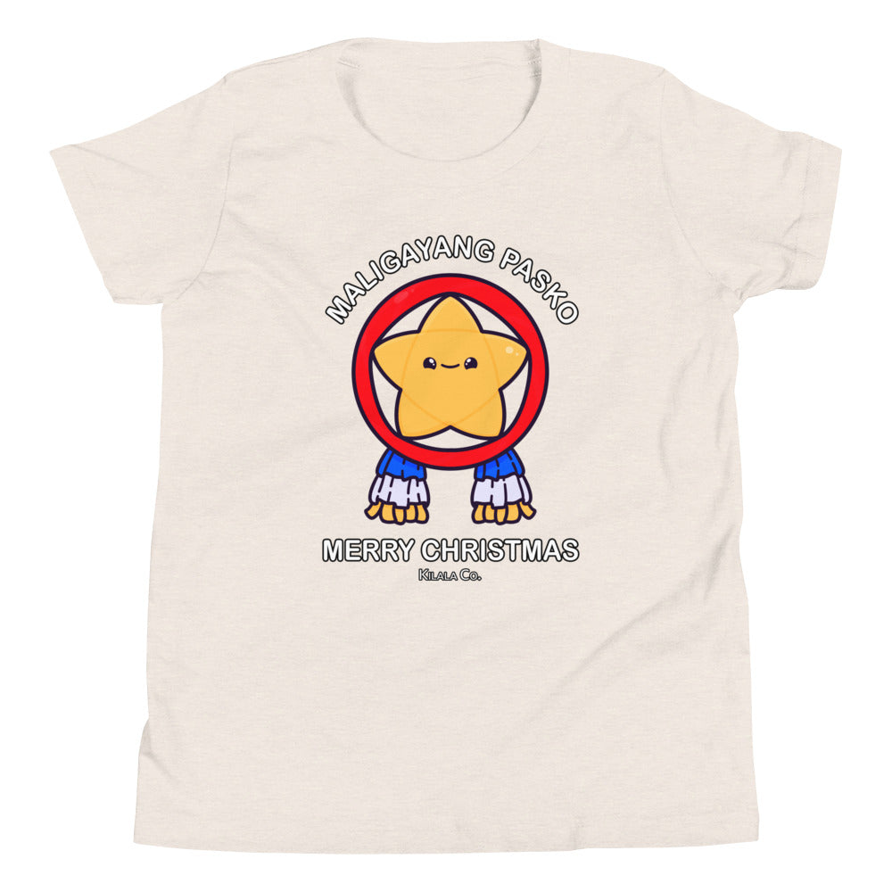 Maligayang Pasko Gold Cuties Stern - Jugend T-Shirt