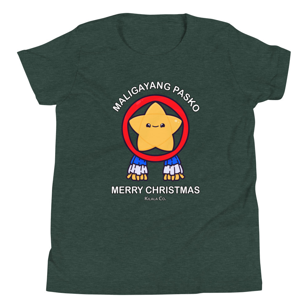 Maligayang Pasko Gold Cuties Stern - Jugend T-Shirt