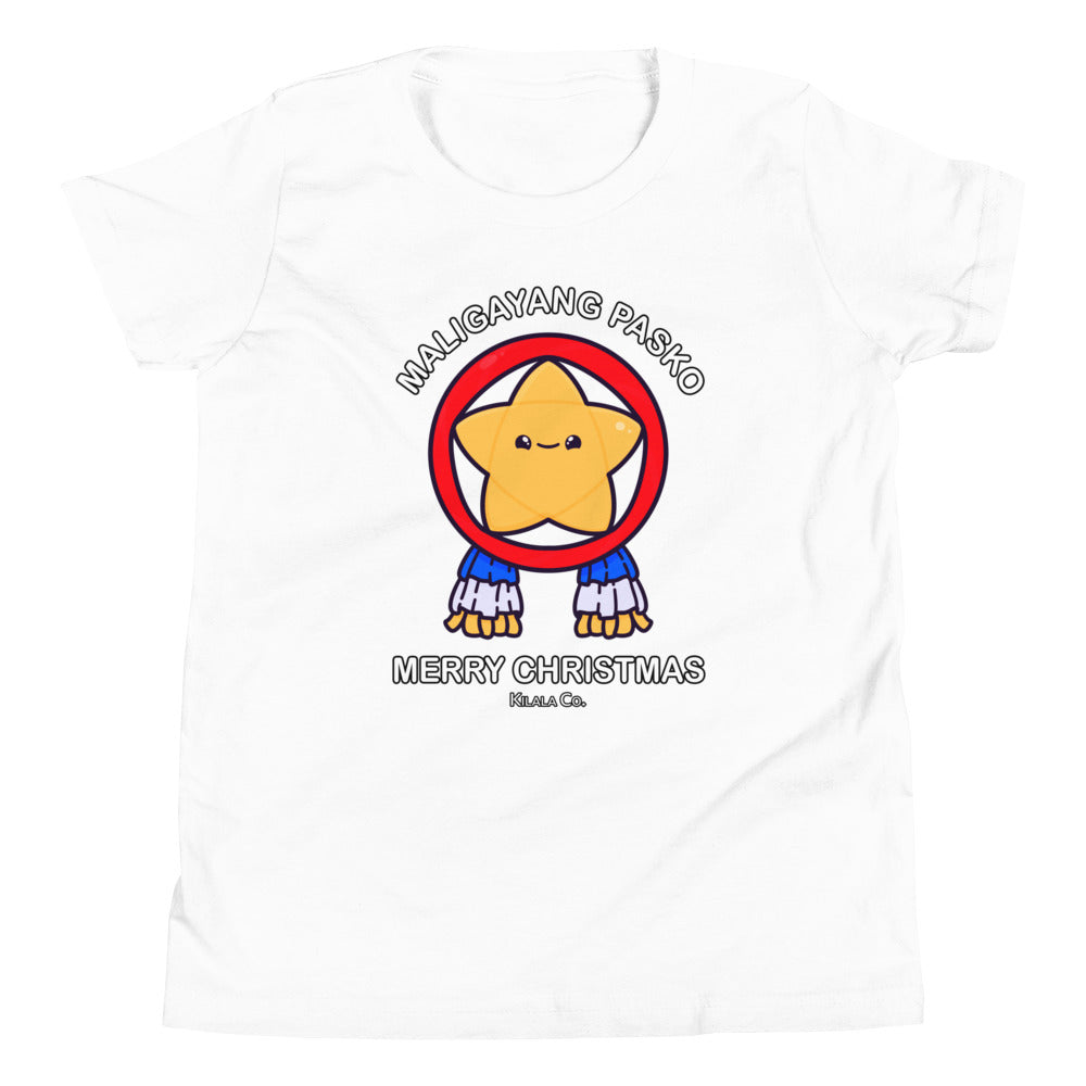 Maligayang Pasko Gold Cuties Stern - Jugend T-Shirt